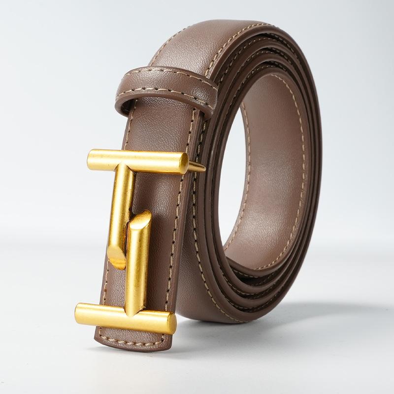 Damen Gürtel  Modisches Kleid  Dekorativer dünner Gürtel  Vielseitiger Rock im neuen Stil  Damen Gürtel mit glatter Schnalle  Damen