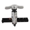 Eccentric Flaring Tool Set for Refrigeration Water Gas Brake Line Applications Tubing 6 Dies Sizes 1 4 3 4inch 45