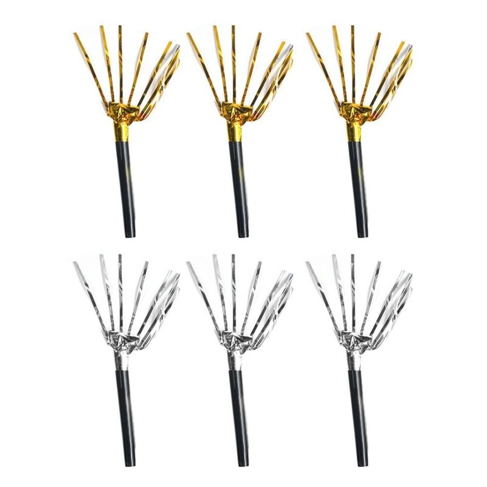 30 Pcs Gold And Silver Party Blowers Plastic Party Horns Funny Party Whistles For Nye Party