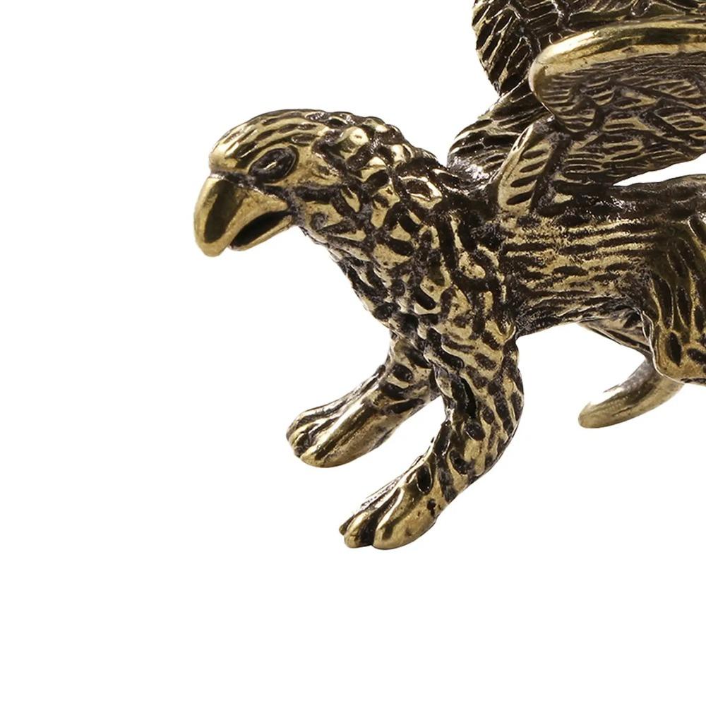 Exquisite Mini Griffin Sculpture Vintage Griffin Statue Brass Griffin Figurines Birthday Gift