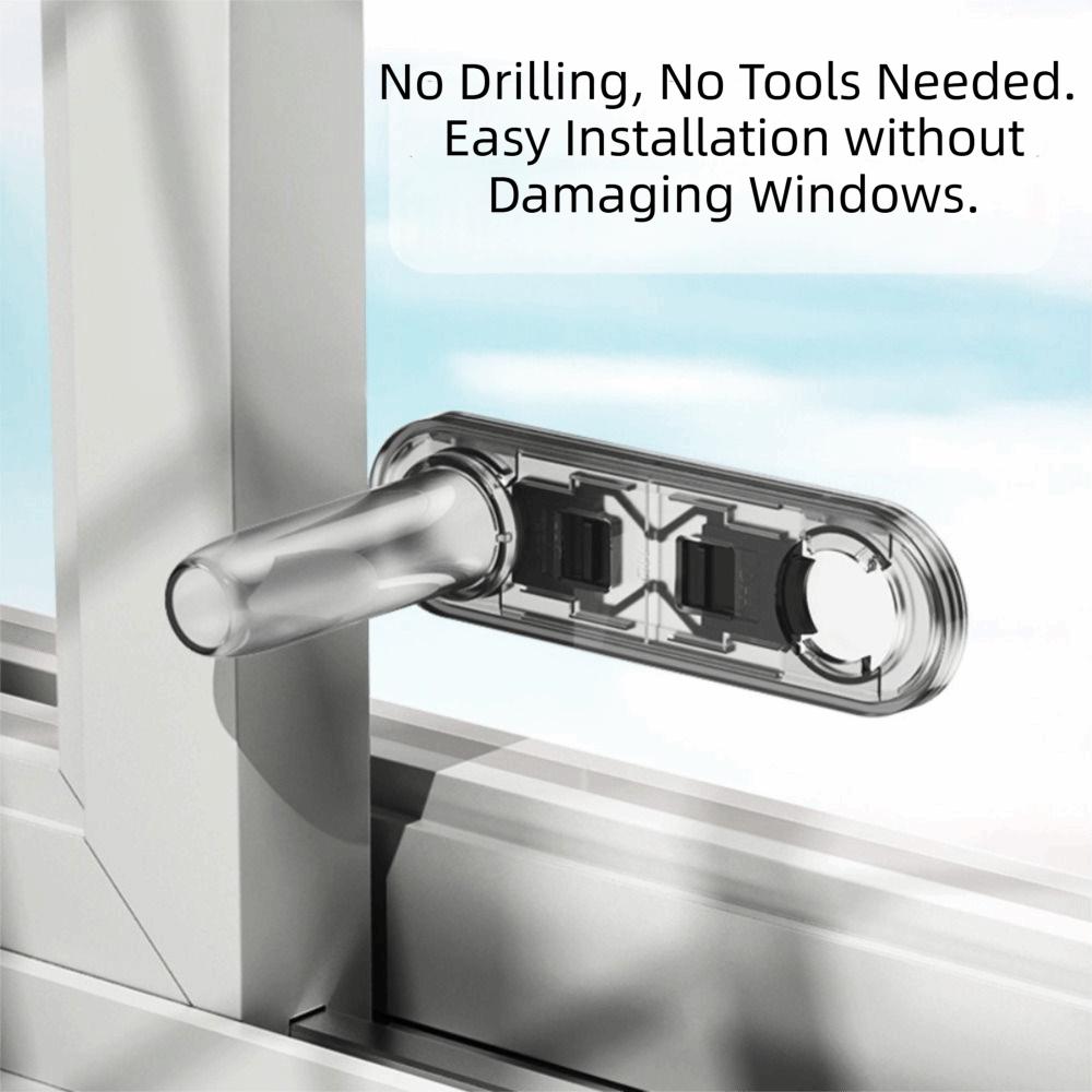Anti-Opening Window Safety Lock No Tools Required Sliding Door Stopper Child Safety Lock For Kids