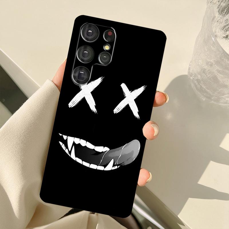 Scary Smile Skeleton Devil Case For Samsung Galaxy S22 Ultra S20 FE Note 20 Note 10 S8 S9 S10 Plus S21 Ultra Cover
