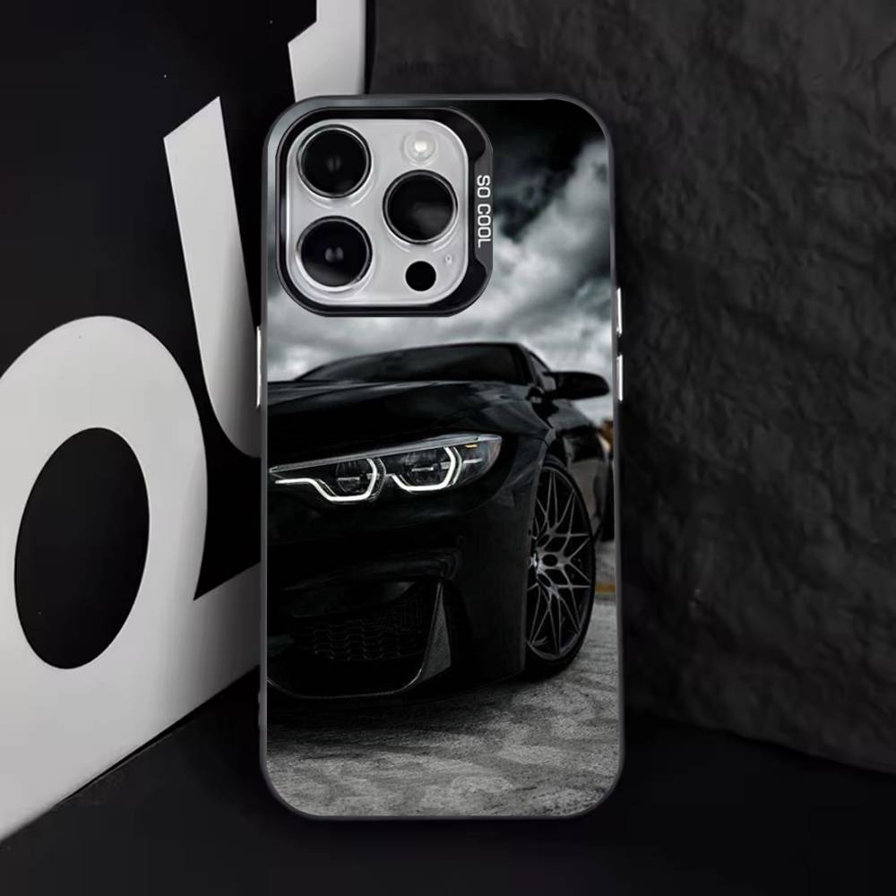 Klassisches Auto B-BmwES-s Super Für iPhone 17,16,15,14,13,12,11,Pro,Max,Plus,E,Air,Mini Anti-Fall Schwarzes Mattes Hartes Bumper Handyhülle iPhone13mini black