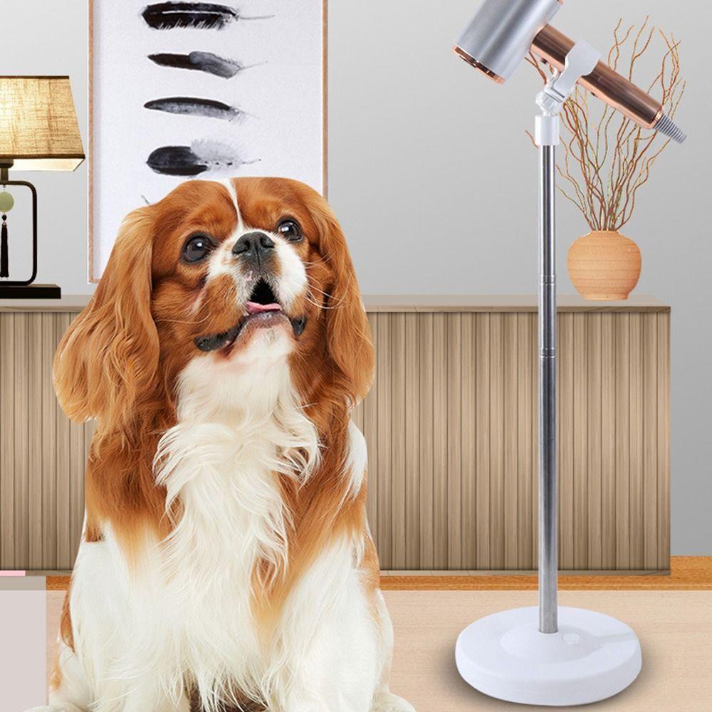 Hands Free Vertical Hair Dryer Holder Retractable Hairdryer Storage Rack  Dog Cat Care