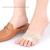 Spring and Autumn Sub-toe Lace Half-palm Socks Cover Cloud Cotton Pad Slow Pressure Anti-slip Open-toed Fish Mouth Half-section Invisible Socks Cover