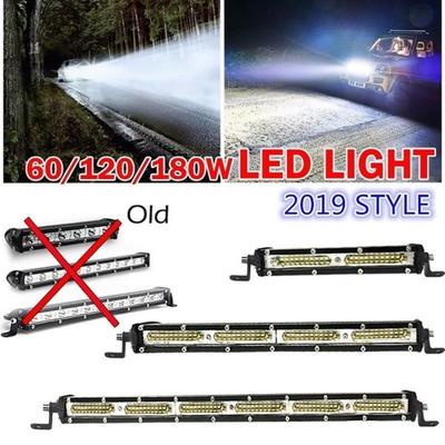 LED Light 60W/120W/180W Bar Grill Spot Work Lights for Off Road SUV Jeep Trucks ATV Vehicles Cars Car Accessories