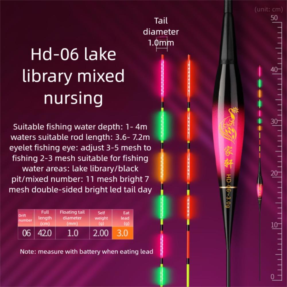 Slip Drift Tube Electronic Fishing Float Indicator Fishing Bobbers  Night Fishing