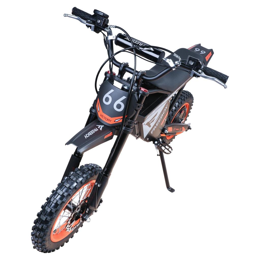 FREEBOY Y66 Electric Dirt Bike for Teens  with 48V 30Ah Battery,Dual Suspension