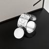 1pc new stainless steel personality fashion open adjustable ring niche design high-end ring versatile