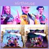 Kpop Demon Hunters Digital Print Duvet Cover Pillowcase Set Bedding Bedroom