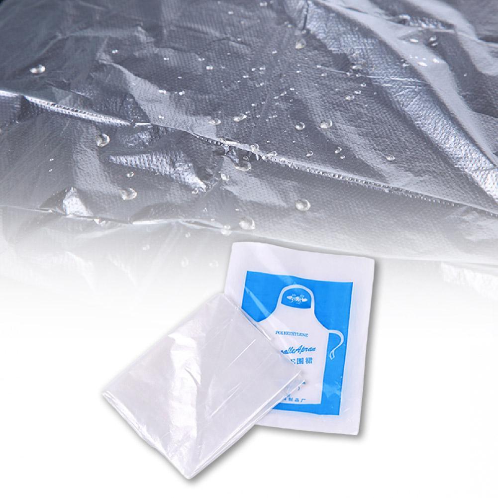 1/5/10/20PCS Disposable Kitchen Aprons Plastic Waterproof Apron Individually Packing Gowns for Men Women Kitchen Accessories