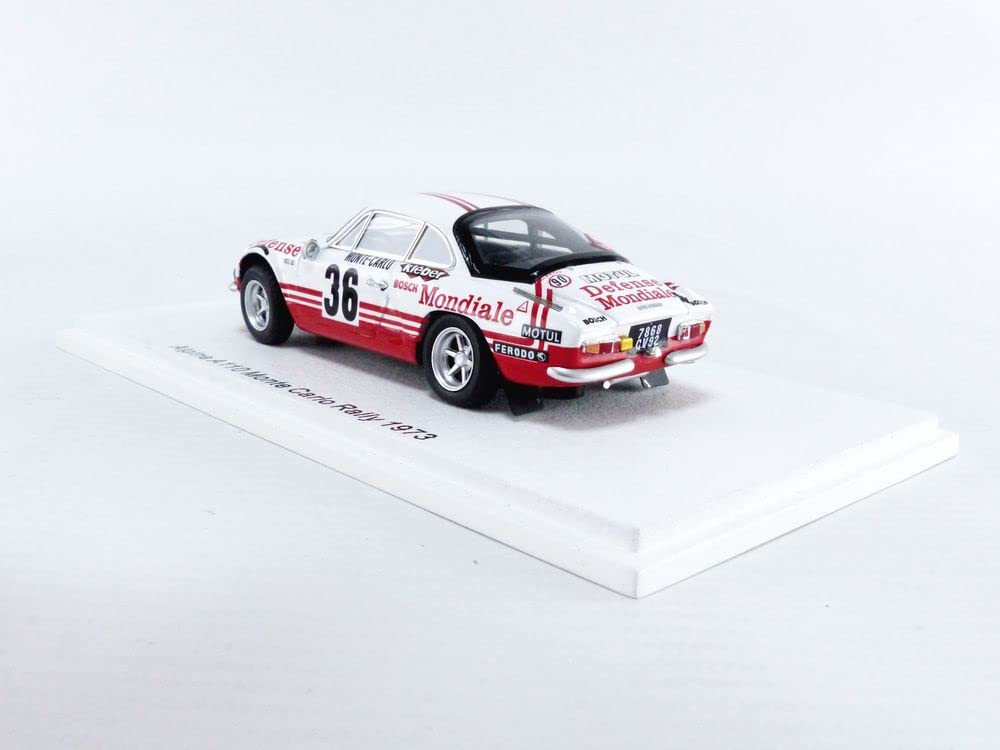 Spark Alpine A110 1973 Monte Carlo Rally 1/43 #36 B.Wollek/P.Thimonier