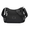 Sac bandoulière unique pour femme: Sac en Toile de Nylon Grande Capacité avec Multiples Compartiments pour Mères d'Âge Moyen et Âgées