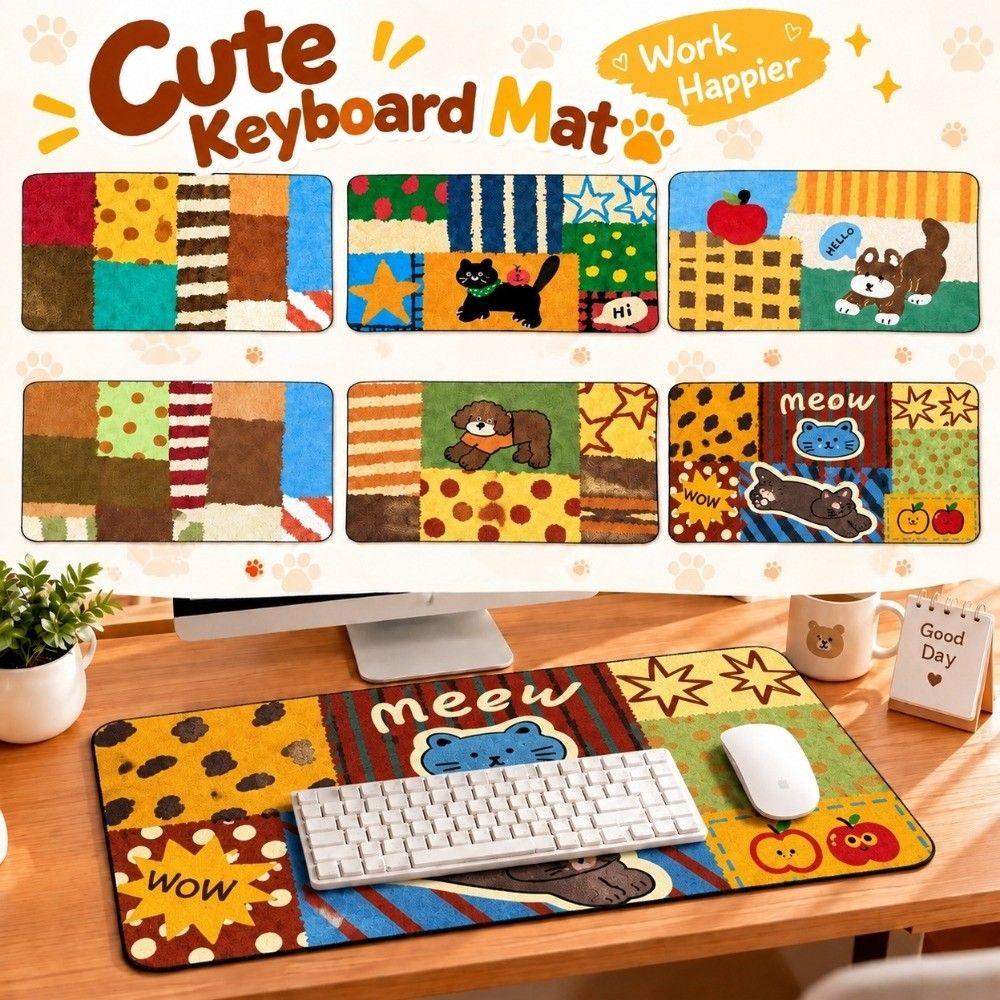 Dustproof Laptop Table Mat Non-Slip Writing Mat Practical Mouse Pad Computer Use