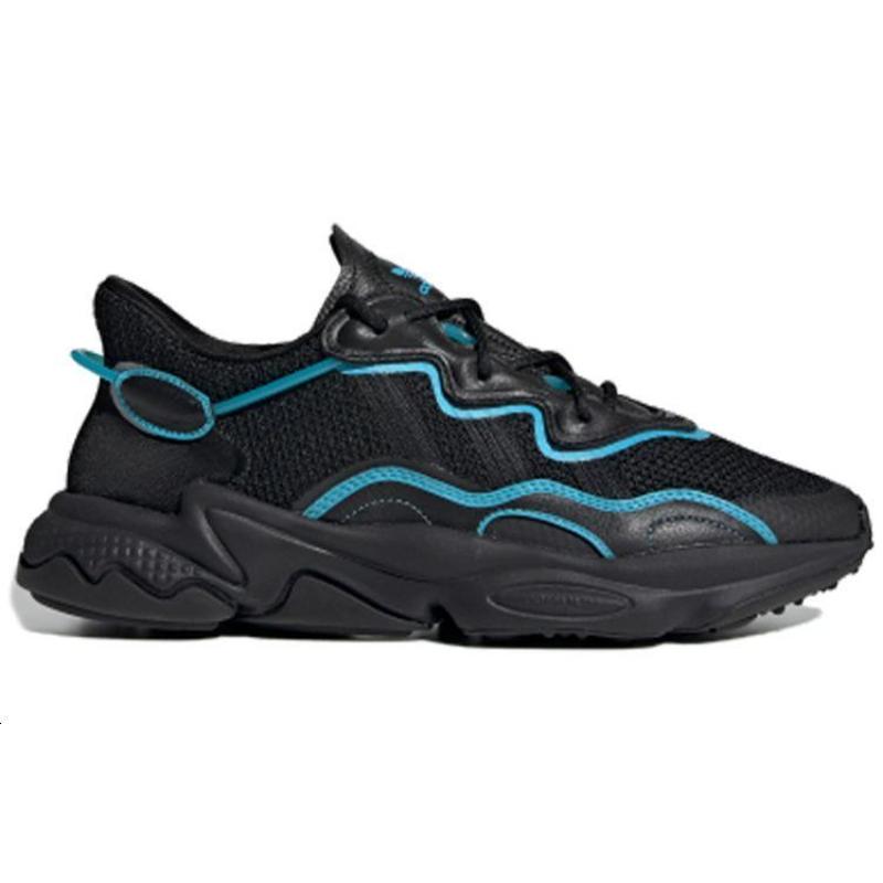 Adidas Ozweego Core Black Bright Cyan Sneakers FV3593