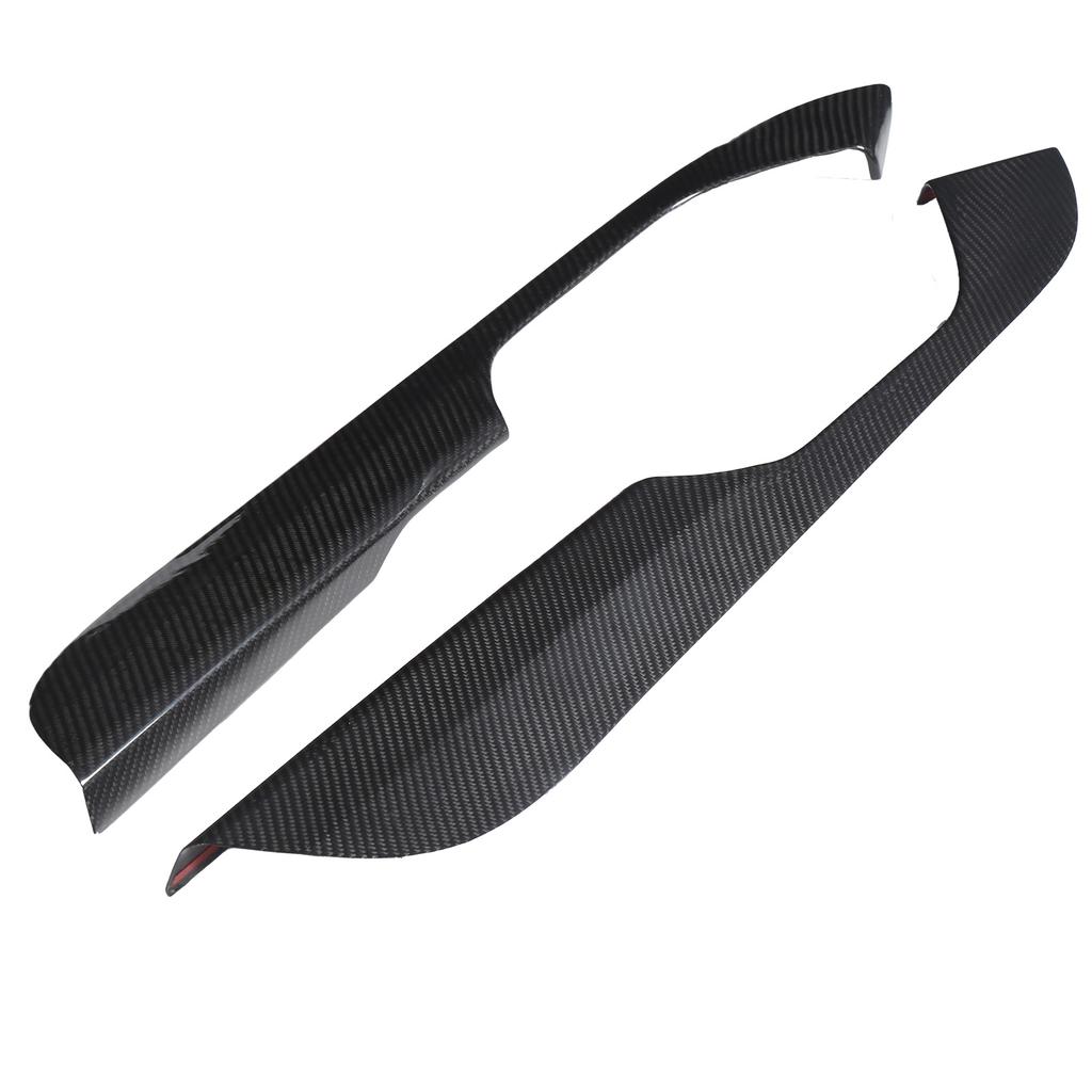 2PCS Gear Shift Side Frame Carbon Fiber Decoration Replacement for Cayenne 2018?2021