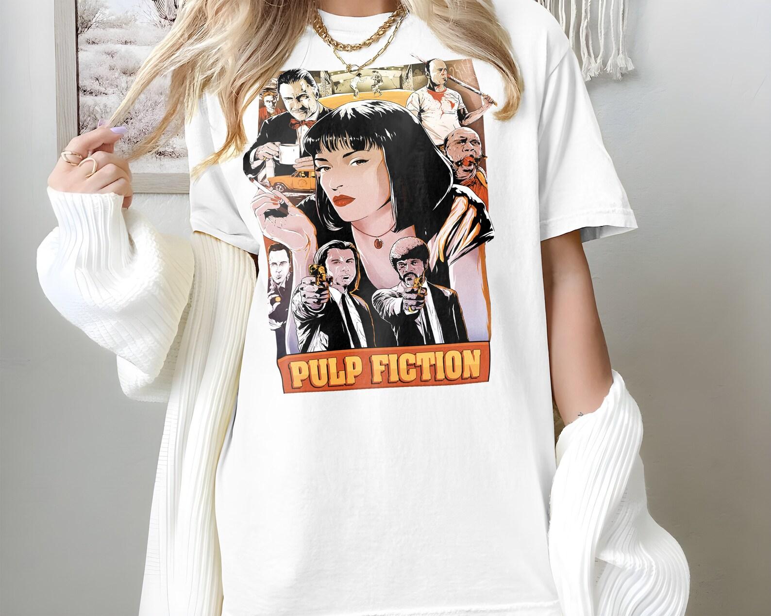 Pulp Fiction V4 Movie Poster Classic Movie Unisex T-Shirt all sizes S-5XL S