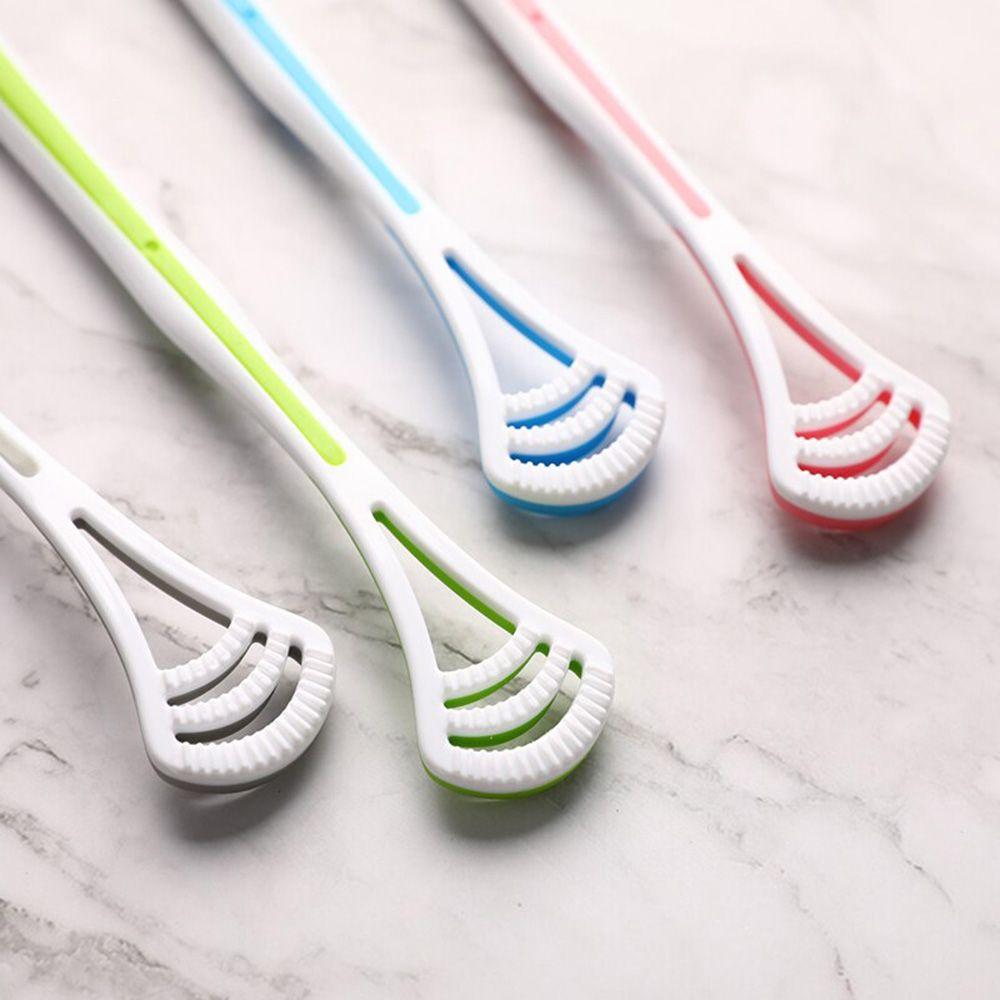 Cleaning Remove Bad Breath Oral Hygiene Tools Tongue Brush Tongue Scraper Tongue Cleaner Toothbrush