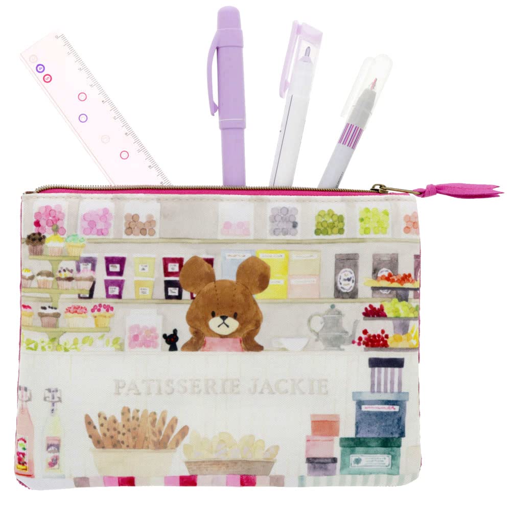 Sunstar Stationery The School Pen Pouch Flat Patisserie S1423959 Bears'
