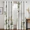 Chinese Troditional Culture Bird Flower Window Curtains In Kids Bedroom Living Room Hall Treatments Kitchen Decor Drapes Blinds