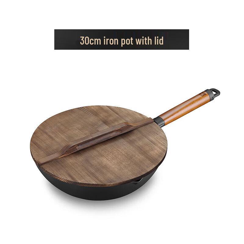 Sanhe 30cm Stainless Iron Universal Wok