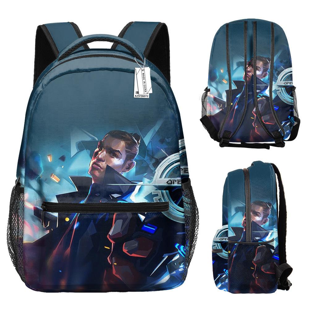 Harajuku Kpop Youthful Novelty School Bags Unisex Free Fire Travel Bags 3D Print Oxford Waterproof Notebook Shoulder Backpacks
