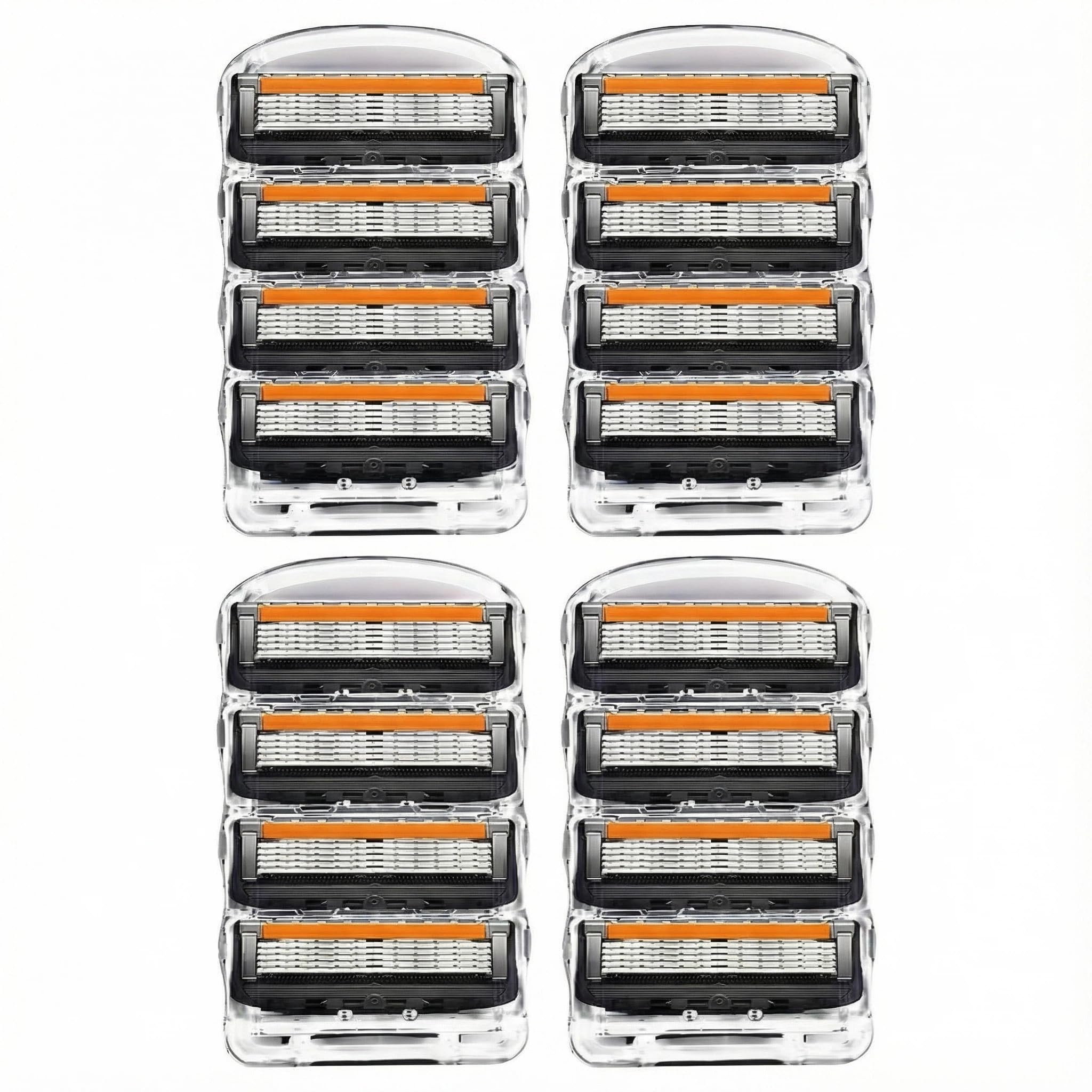 Gillette Compatible Razor ProGlide Electric Shaver Replacement for Beard Gillette ProGlide Fusion Blades, 16-Pack, Blades, 5-Blade, Shaving, (4)