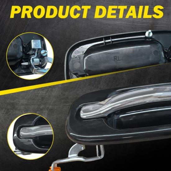 Rear Passenger Driver Side Exterior Handle Fit Door 99-07 Silverado Sierra