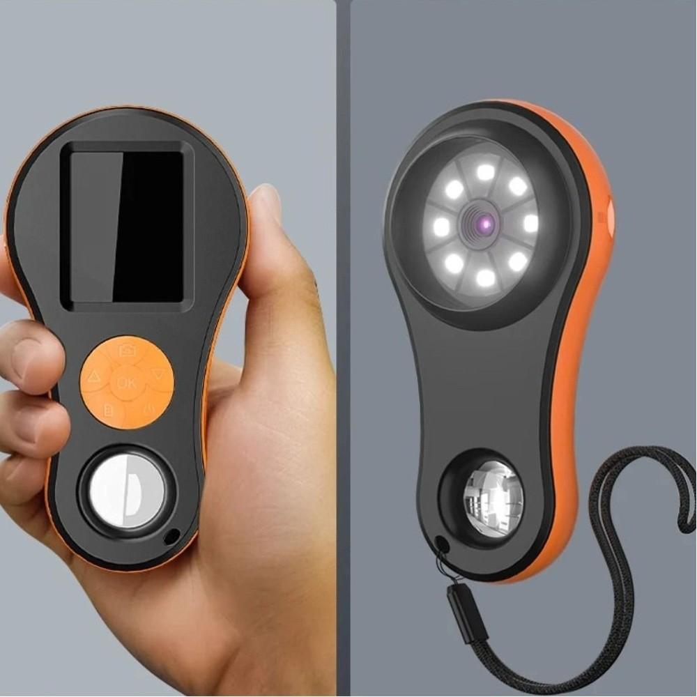 with 2 inch Screen Digital Microscope 500x Zoom Handheld Magnifying Glass  Specimen Making