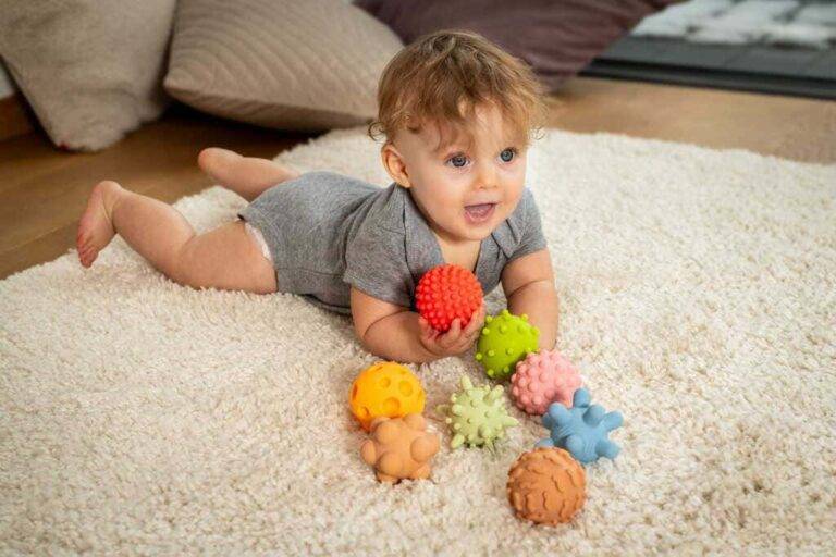 sensory balls 8 pcs pastel