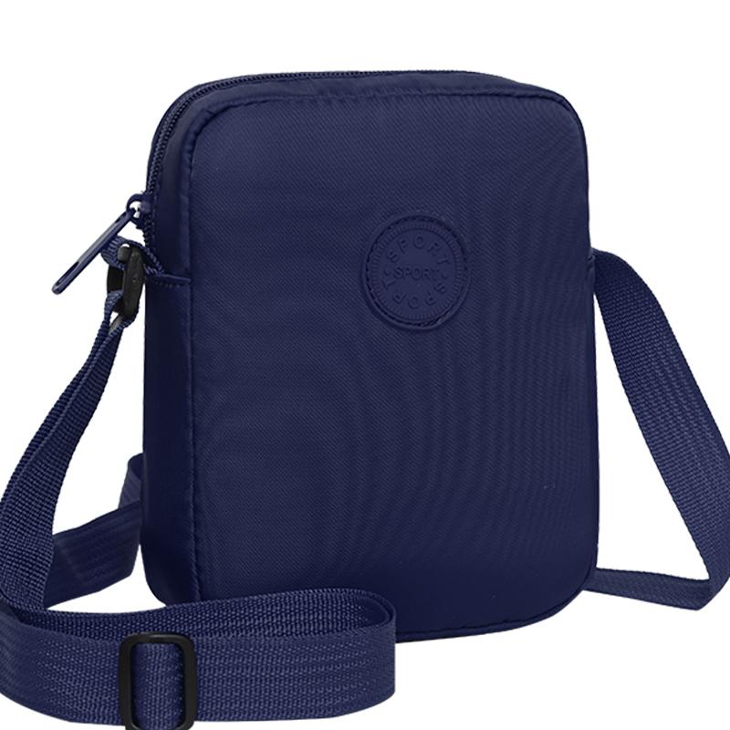Elegant Minimalist Phone Crossbody Bag Round Decor Mini Shoulder Bag with Adjustable Wide Strap