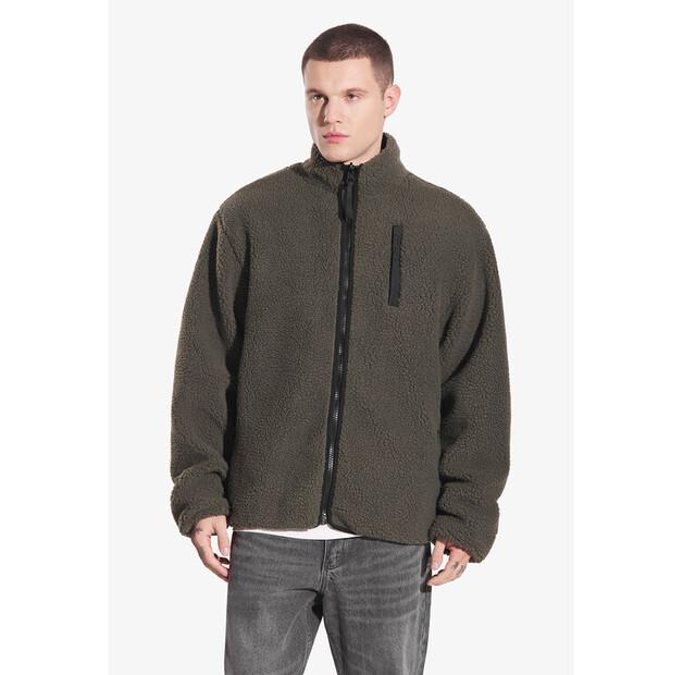 PROSTO Winter Jacket. Sherpa Reverse