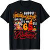 Happy Thanksgiving And It's My 65th Birthday Autumn Parties T-Shirt