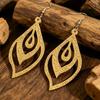 European Hot Sale: Women's Geometric Rhombus Leather Earrings - Simple, Stylish, and Fashionable Jewelry