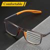 8pcs Sports Presbyopia Glasses Anti Slip Mirror Leg Design Universal Reading Glasses Suitable for Middle-aged Men and Women