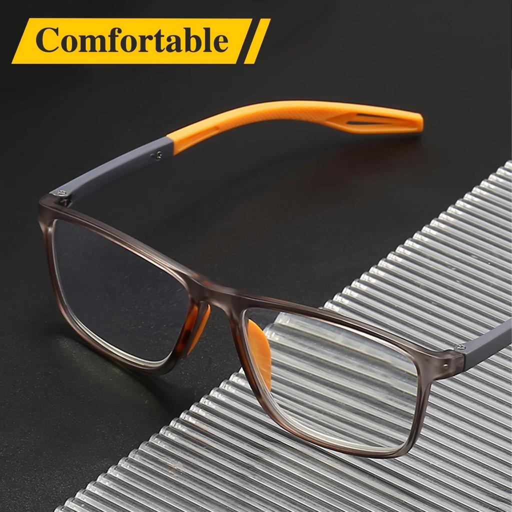 8pcs Sports Presbyopia Glasses Anti Slip Mirror Leg Design Universal Reading Glasses Suitable for Middle-aged Men and Women