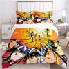 Admire Saint Seiya Pattern Bedding Set Printed Bed Set Duvet Cover Sheet Pillowcase Bed Soft Quilt Cover Full Queen King Size