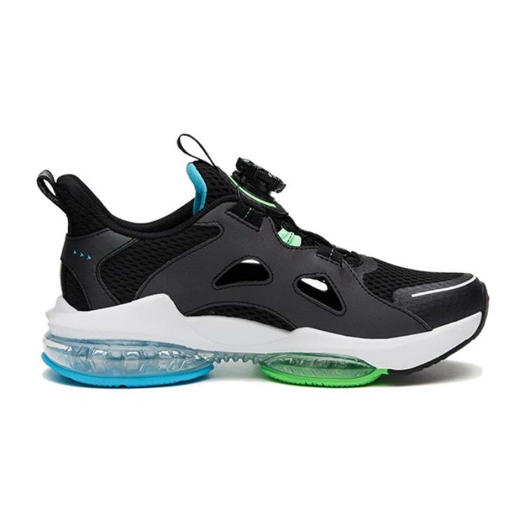 Anta Comfortable Non-Slip Breathable Kids Casual Shoes Kids Sneakers Black Blue 312326993-3