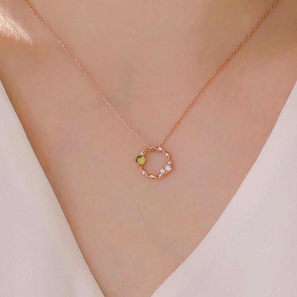 [Shine] Happy Birthday August 925 Silver Necklace