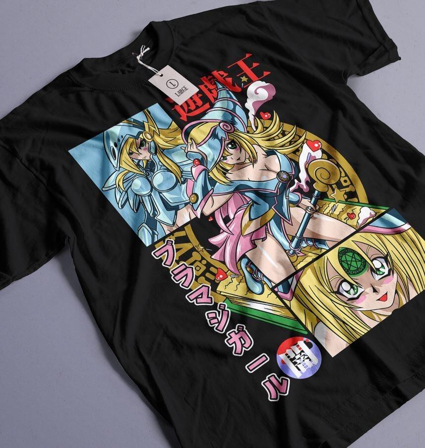 

Dark Magician T-Shirt Graphic Tee Men Anime Vintage Unisex Girl Sexy Waifu Ecchi 4XL