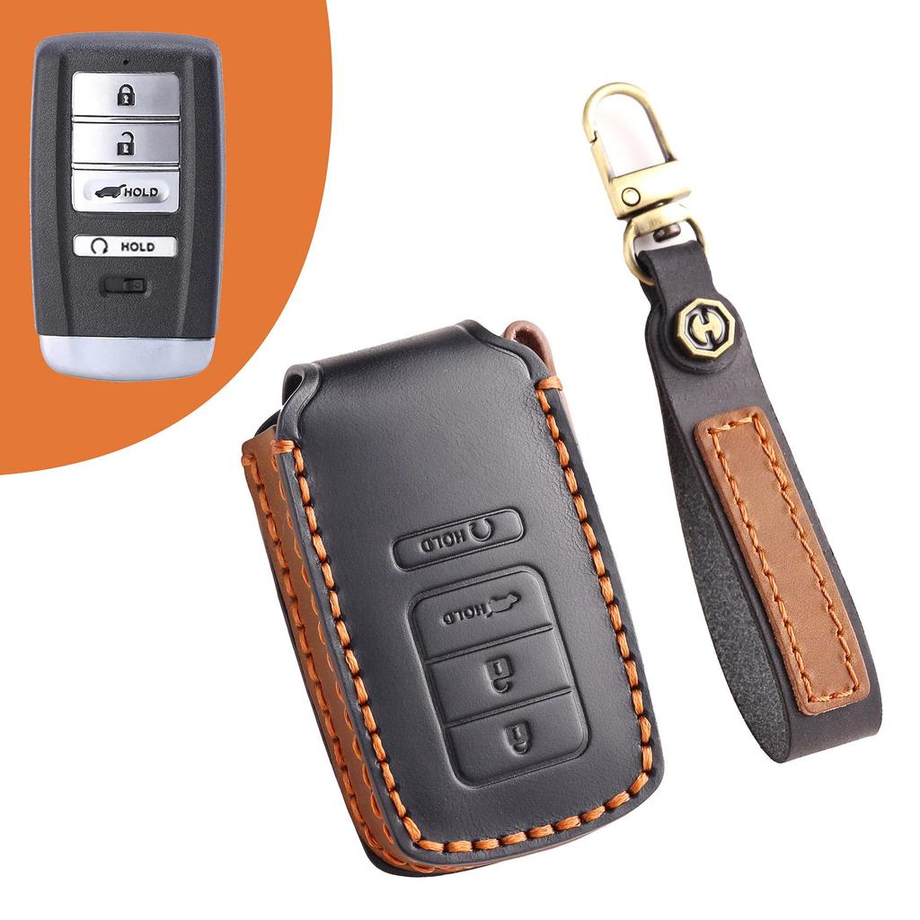 Acura Leather Key Cover for MDX, CDX, RDX, TLX, RLX, NSX, ILX Models