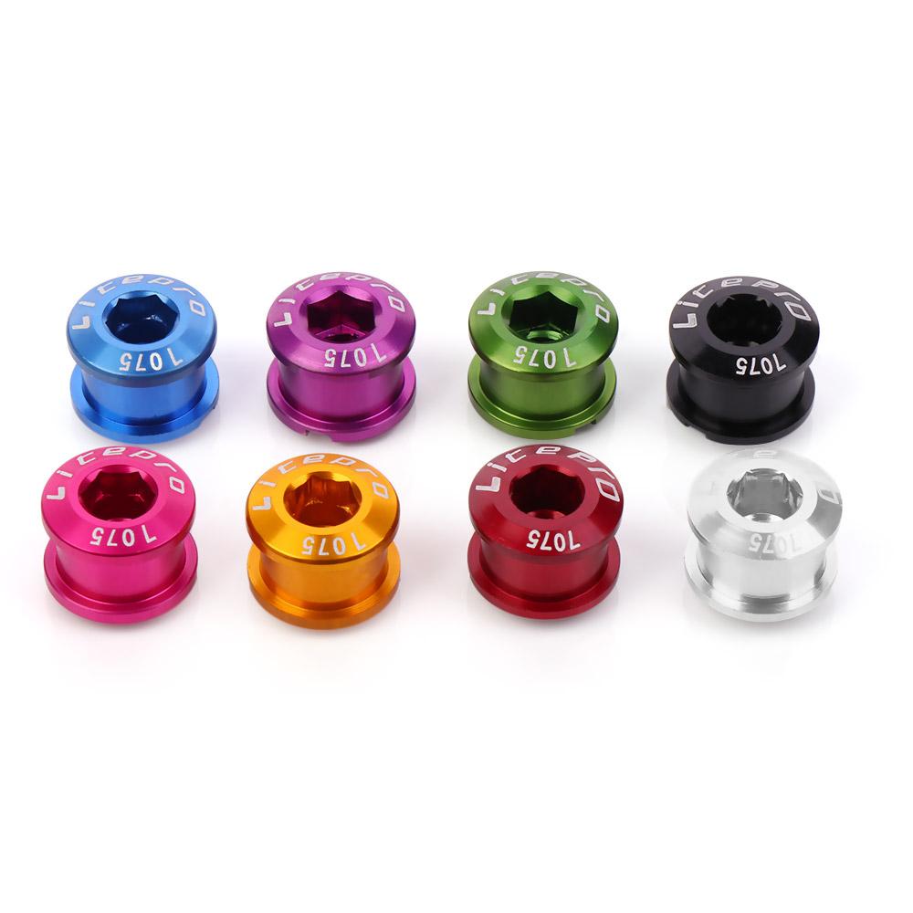 4Pcs High Quality Road Bike Accessories MTB Bicycle Chainring Wheel Bolt Disc Screw Cycling Crankset Parts Chainwheel Screws