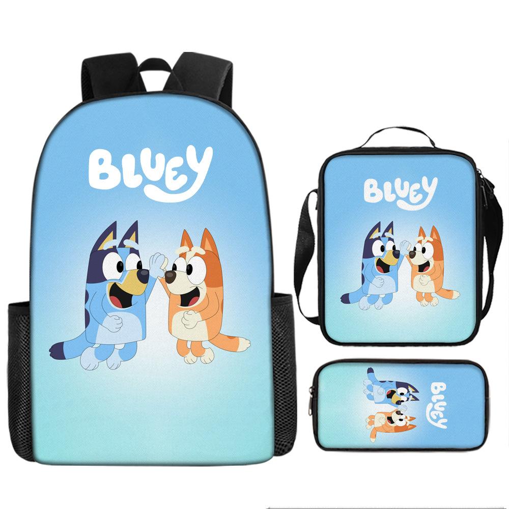 New Bloy Dog Cartoon Elementary School Bag Pencil Bag Pattern Diversified Backpack