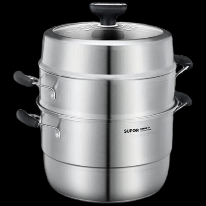 

Supor 3-Layer 304 Stainless Steel Steamer Pot
