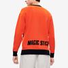 Fila Letter Casual Round Neck Long Sleeve Knit Sweater Men Sweater Fire-Tongue-Orange F11M249401F-OR