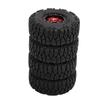 4pcs 1.0in Small RC Wheels Tires Aluminium Alloy Compatible RC Climbing Car Wheels Tire for 1Celsius18 1Celsius24 for SCX24
