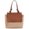 Borsa a Spalla Intrecciata di Grande Capacità con Texture di Alta Qualità - Una Borsa Tote di Nicchia per il Pendolare