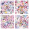 50Pcs/Set Mental Health . Funny Healing Slang Shiny Stickers DIY Fashion Waterproof Doodle Decals Stickers