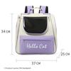 Windproof Cat Carrier Bags Collapsible Large Capacity Pet Backpack Breathable Lightweight Cat Carrying Bag Cats Traveling
