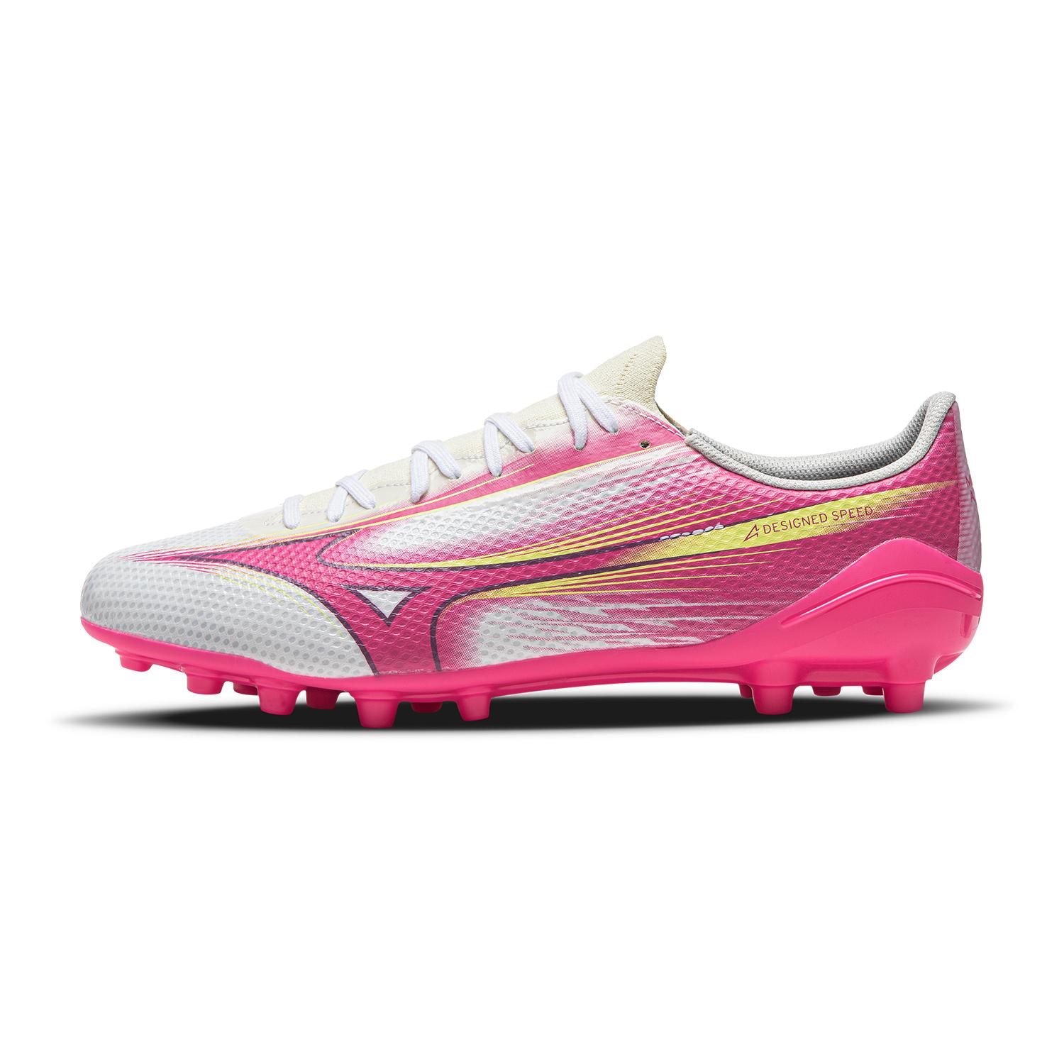 Mizuno Alpha III Select AG Low Top Soccer Shoes Men sneaker Pink P1GA266664 39